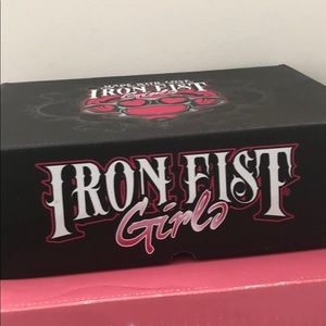 Iron fist skull heels